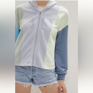 Anthropologie Maeve Soft Light Blue Hoodie